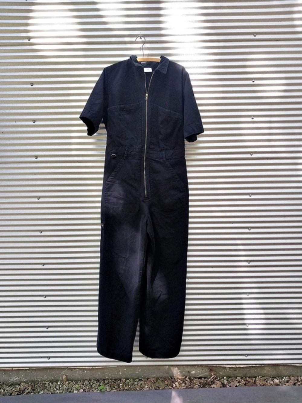 SUK Workwear Lagoon Suit Long Body Black Jumpsuit Size 16